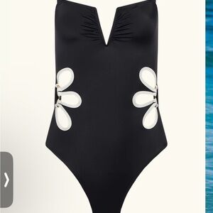 Followsuit FLORA ONE PIECE - BLACK & IVORY